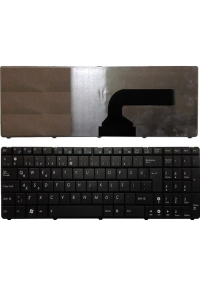 Asus N53 K52j K53s X55a X55c Notebook Klavyesi - Siyah - Tr Çerçevesiz / Kl0503tr