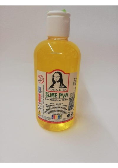 Mona Lisa Slime Slaym Sıvı Yapıştırıcı Sarı 250 Ml.
