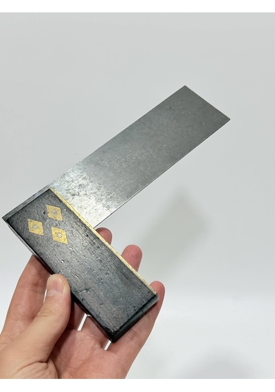 Antika Ahşap Marangoz Gönyesi 15cm 001