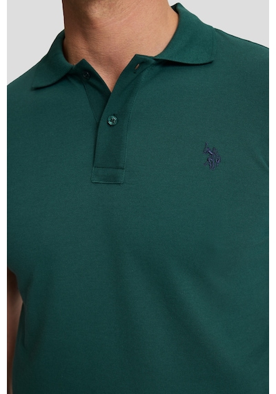 U.s. Polo Assn. Erkek Koyu Yeşil Tişört Basic 50322347-vr079 Koyu Yesıl
