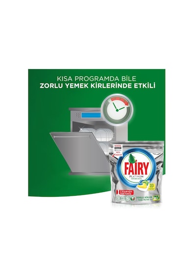 Fairy Platinum Limon Kokulu Bulaşık Makinesi Deterjanı 180 Tablet