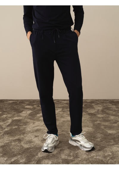 Xint Lacivert Pamuk Dokulu Slim Fit Sweat Pantolon 380150