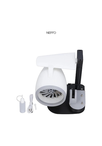 Turbo Motor Tasarımlı Hava Nemlendirici, Ayarlanabilir Hızlı, Led Işıklı Sessiz Soğutucu Fan