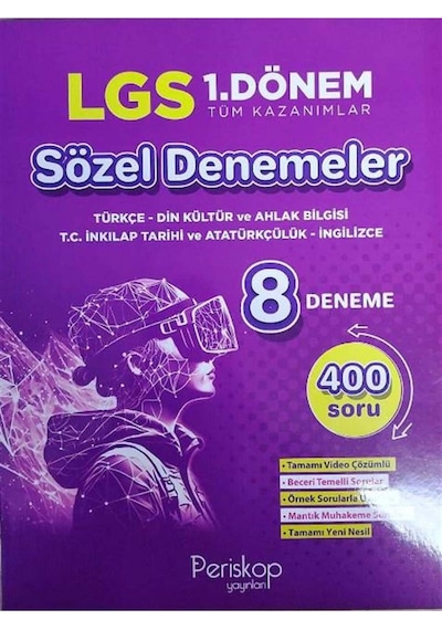 Periskop 8. Sınıf Lgs 1. Dönem Sözel