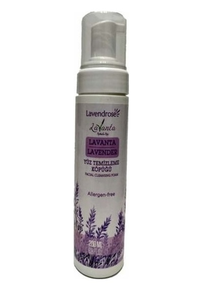 Lavendrose Lavanta Kokulu Lavanta Yüz Temizleme Köpüğü 200 ML