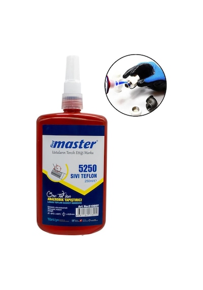Master 5250 Boru Sızdırmazlık Sıvı Teflon Conta 250 Ml - Master 5250 Boru Sızdırmazlık Sıvı Teflon Conta 250 Ml