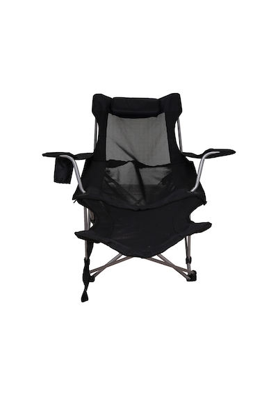 FUNKY CHAIRS Lazy 3 Plus Yatabilen Kamp Sandalyesi Siyah