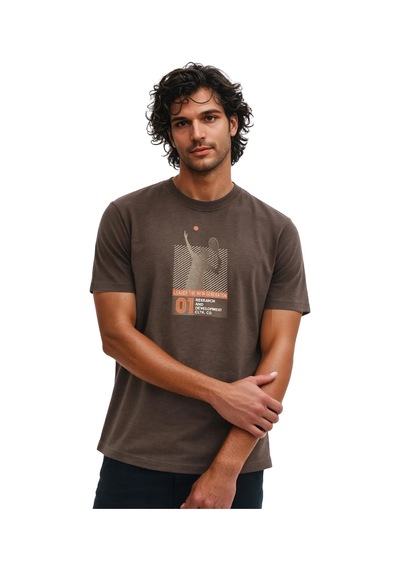Arma Ar-ma Erkek Bisiklet Yaka Tişört Resim Baskili Örme Kumaş Regular Fit %100 Pamuk 30/2 Süprem Y31344448402 Kahverengi-k1 Arma Ar-ma Erkek Bisiklet Yaka Tişört Resim Baskili Örme Kumaş Regular Fit %100 Pamuk 30/2 Süprem Y31344448402 Kahverengi-k1