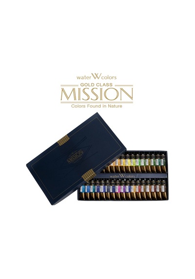Mijello Mission Gold Class Tüp Sulu Boya Seti 34lü 15ml Mwc-1534