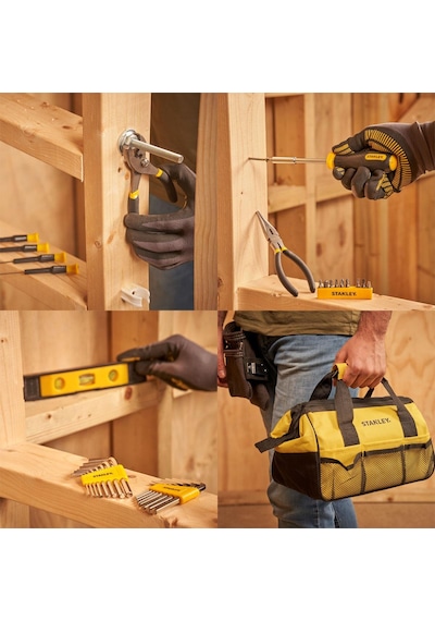 Stanley Stmt0-74101 İçi Dolu Ev Alet Bez Takım Çantası 38 Parça