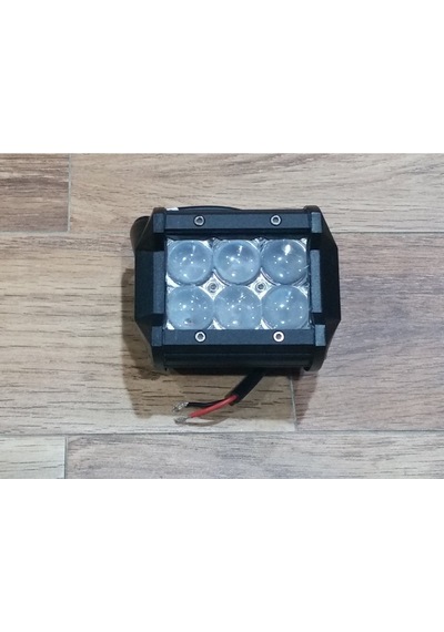 Ducki 10Cm 4D Düz Led Bar 18W Spot