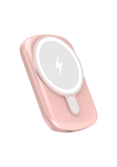 Ixtech Ix-pb033 5.000 Mah 15w Magsafe Powerbank Taşınabilir Şarj Cihazı -pembe Pembe