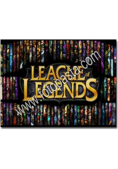 League Of Legends Yenilebilir Resim Baskısı