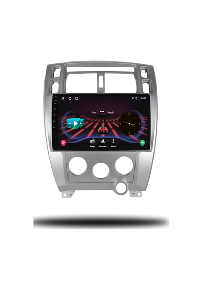 Multimedyam Hyundai Tucson Android Carplay Multimedya 2005-2012 4 Gb Ram + 32 Gb Hafıza + 4 Çekirdek