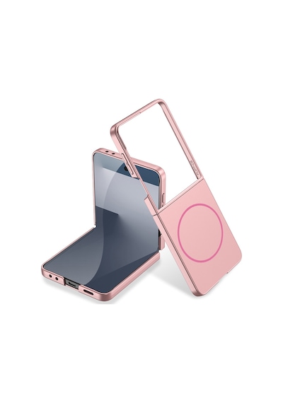 Galaxy Uyumlu Z Flip 7 Kılıf Wireless Şarj Özellikli Pazarplus Kıpta M-safe Kılıf Lila