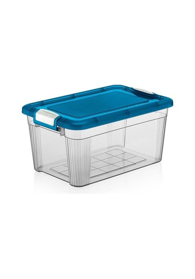 Emilahome Stack Box -saklama Kabı Klipsli 12 Lt Lacivert - 870567645 Lacivert