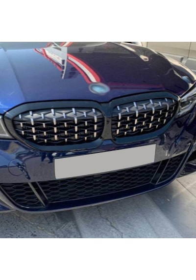 BMW 3 Serisi İçin Uyumlu G20 3.40 Böbrek ( Diamond Panjur ) 2019+
