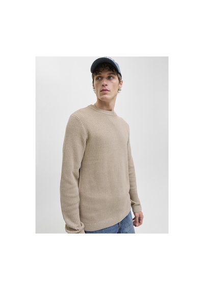 Jack & Jones Jjedover Knıt Crew Neck Sn Bej