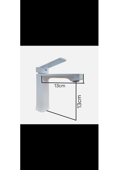 Luxury Faucet Lavabo Bataryası Beyaz Beyaz