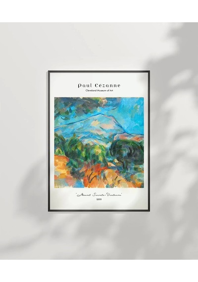 Çerçevesiz Poster Paul Cézanne Sainte-victoire Dağı