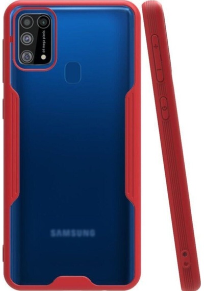 Samsung Galaxy M31 ile Uyumlu Kapak Colorful Kamera Korumalı Silikon Kılıf