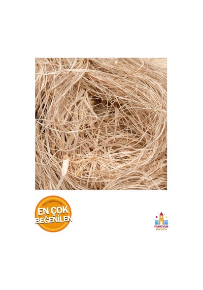 Doğal Rafya Muz Lifleri - Naturel Süsleme Malzemesi, 100 Gr İp - El Yapımı Dekorasyon Tüm Yaşlar