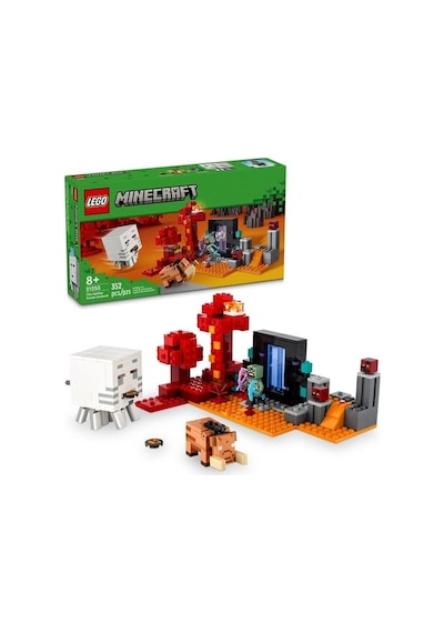 LEGO® Minecraft 21255 Nether Geçidi Pususu 352 Parça