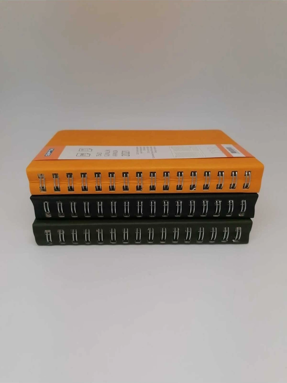 239-fsk 13x21 Gizli Spiralli Eski Ajanda 3'lü Karışık