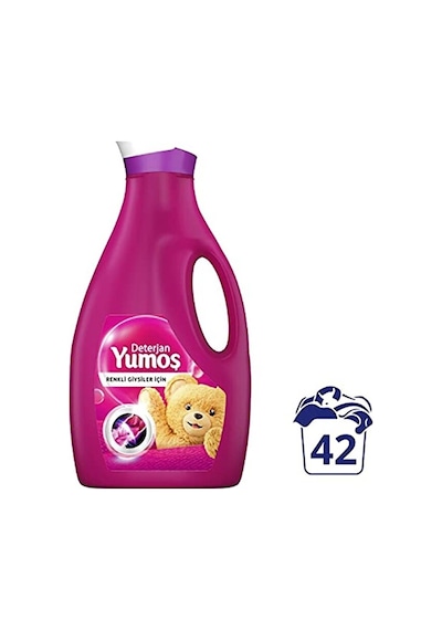 Yumoş Sıvı Bakım Çamaşır Deterjanı Renkli Giysiler 42 Yıkama 2520 2950 ML