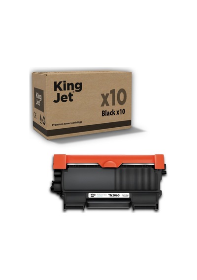 Kingjet Brother Uyumlu Tn-2060 Standart Kapasiteli 10'lu Paket  Uyumlu Toner