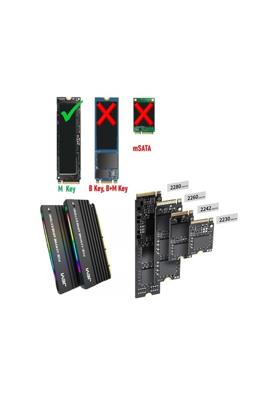 Faıth One Argb M.2 Nvme M-key To Pcıe 4.0 X4 X8 X16 Dönüştürücü Çevirici Adaptör Kart
