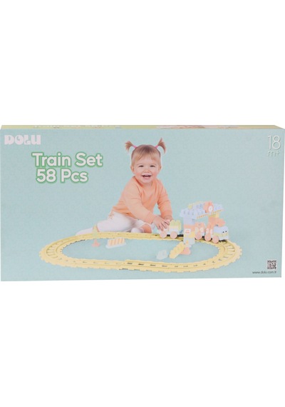 5221 Oyuncak Tren Set 58 Parça