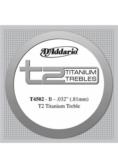 D'addario T4502 Titanium Normal - Si Tek Tel Klasik Gitar Tek Tel