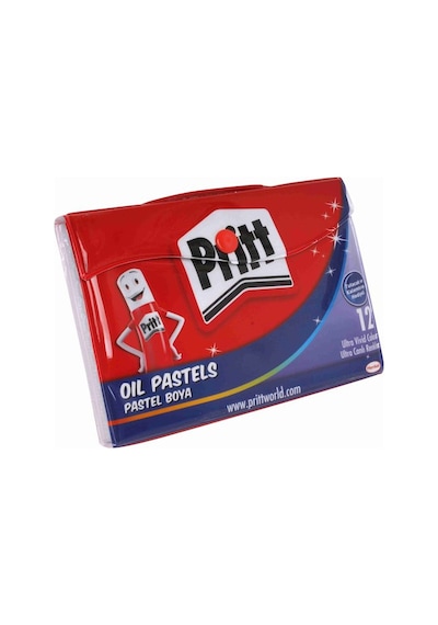 Pritt Pastel Boya Çantalı 12 Renk 1048062 Çok Renkli