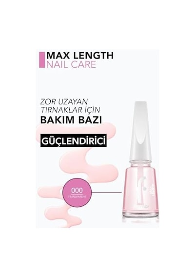 Max Length Besleyici & Uzamaya Yardımcı Oje Bazı/tırnak Cilası 86978188