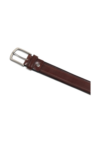 Kahve Erkek Gr-040-72 Grande Klasik Kemer Genişlik 4 Cm