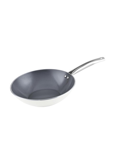 Tr X Refika Birgül Crystal Creamy Metal Wok Tava 28 Cm Diğer