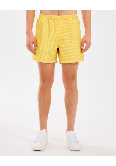 Skechers M 5 Inch Allover Print Swimshort Erkek Sarı Deniz Şortu S2510008-200 Sarı