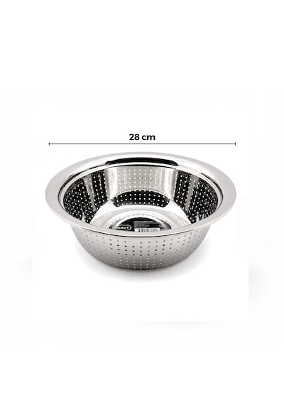 28cm Kulpsuz Paslanmaz Metal Sepet Süzgeç 5286