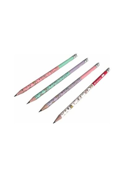 Faber-castell Kurşun Kalem Silgili Bisiklet 2b 5244 000073 Çok Renkli
