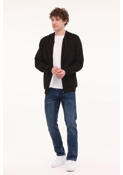 Kinetix Mb 18sn87 5pr Erkek Kapüşonlu Sweatshırt Siyah