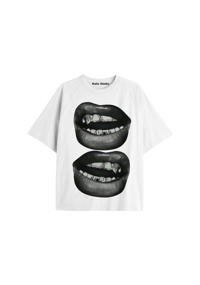 Kalic Studio Grillz Tee - Beyaz T-shirt Teebeyaz4