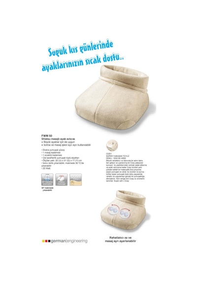 Fwm 50 Shiatsu Masajlı Ayak İsıtıcısı