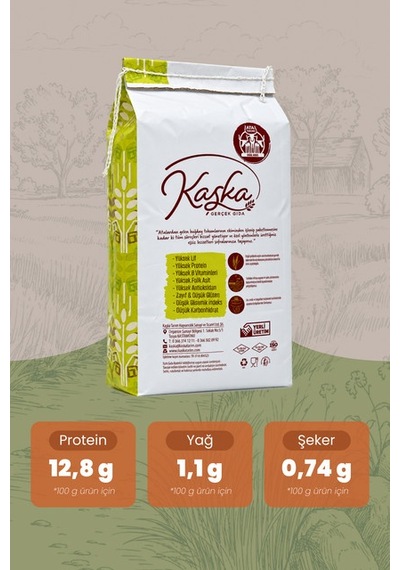 Kaşka Siyez Bulguru Çiğ Köftelik 5 KG