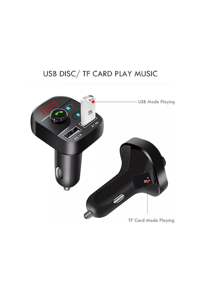 Divex Araç Fm Transmitter Bluetooth 2xusb Mp3 Çakmaklık Girişli Dt-602