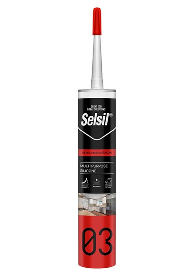 SELSİL GENEL AMAÇLI SİLİKON ŞEFFAF 280 ML