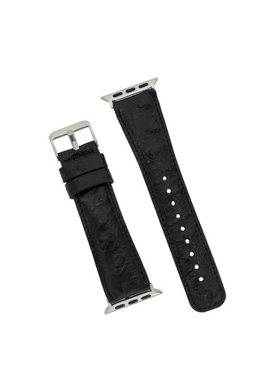Bouletta Apple Watch Uyumlu Deri Kordon 42-44-45Mm De5 Siyah