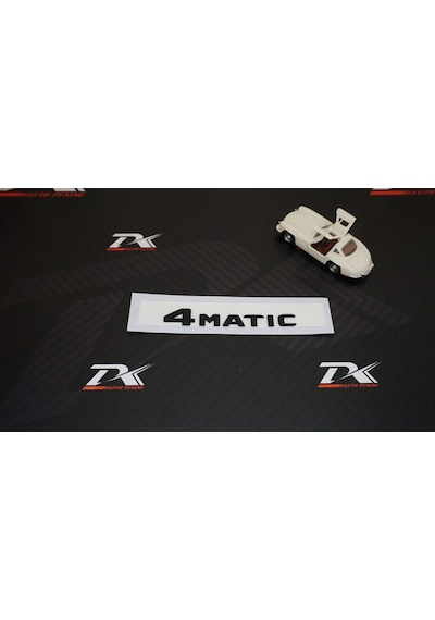4 Matic Bagaj Siyah Renk 3M 3D Yazı Logo Ür