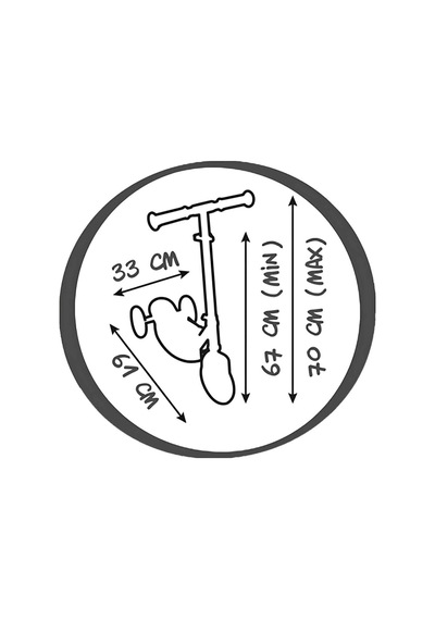 Mey İthalat Ahşap 3w Katlanabilir Scooter 7600750908
