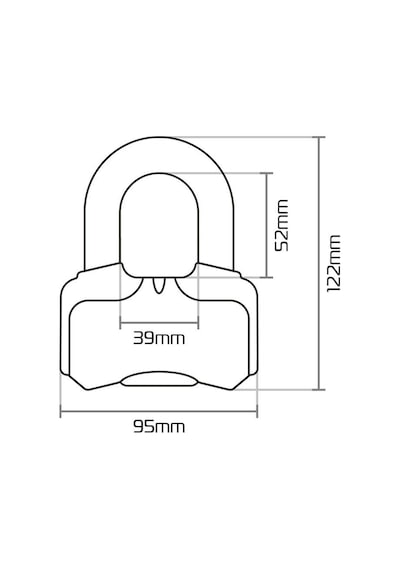 Oxford Motosiklet Nemesis Disk Kilidi 16mm Lk471